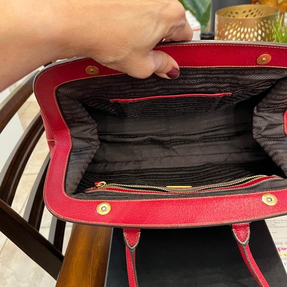 Authentic preloved Prada Red - Picture 9 of 15